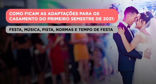 Como ficam as festas de casamento para 2021?