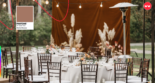 COMO FAZER UM CASAMENTO COM A COR DE 2025: MOCHA MOUSSE