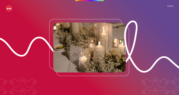 Velas no casamento: criando um ambiente aconchegante no inverno